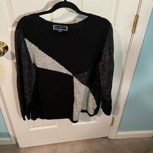 Karen Scott color block sweater
